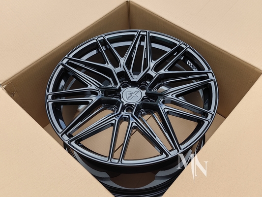 Vossen HF7 Parlak Siyah Tekerlekler Audi RS6 C5 C6 C7 C8 18 19 20 21 22 Inch Custom Avant Rimler