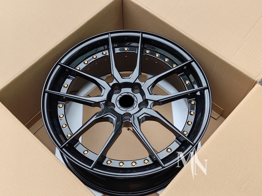 BC HCA162S Infiniti Q50 19 20 21 22 Inç Özel Siyah Halılar için İki Parça Tekerlek