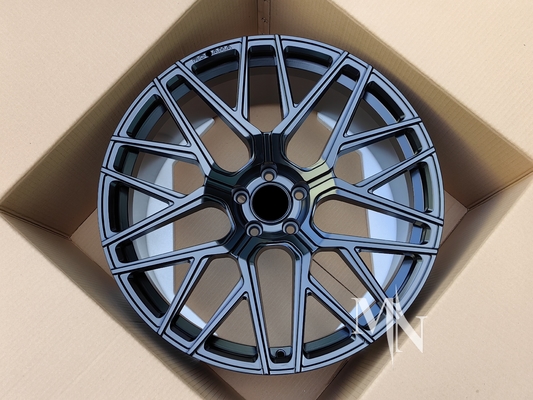 Rohana RFX10 Audi R8 Mustang Mercedes için tekerlekler 18 19 20 inç Özel Siyah Bronz fırçalı titanyum halkalar