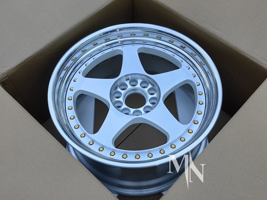 Nissan R35 R33 GTR 350Z 370Z 18 19 20 21 22 inç özel diski için iki parça Nismo LM GT2 tekerlekleri