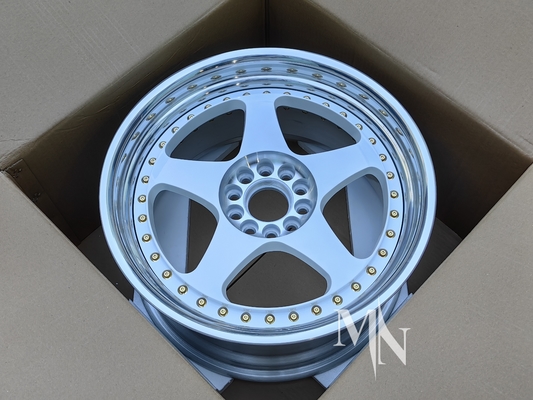 Nissan R35 R33 GTR 350Z 370Z 18 19 20 21 22 inç özel diski için iki parça Nismo LM GT2 tekerlekleri