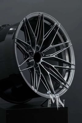 2013 ila 2017 BMW X5 X5M F15 E70 18 19 20 21 22 Inch Özel OEM Siyah Aşırı Konkaf Tekerlekler Kenarlar