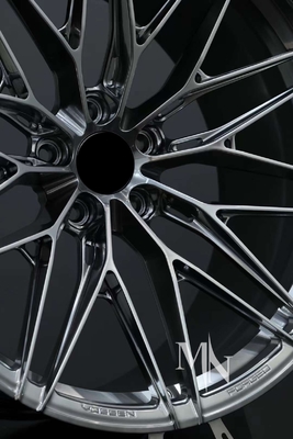 2013 ila 2017 BMW X5 X5M F15 E70 18 19 20 21 22 Inch Özel OEM Siyah Aşırı Konkaf Tekerlekler Kenarlar