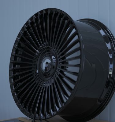 Brüt Siyah Forgiato Trimestre Dövme Jantlar Rolls Royce Range Rover Mercedes Benz S Sınıfı İçin