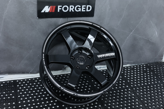 Rays TE37 Ultra Track Edition ii Volk Yarış Forged Wheels Gloss Black