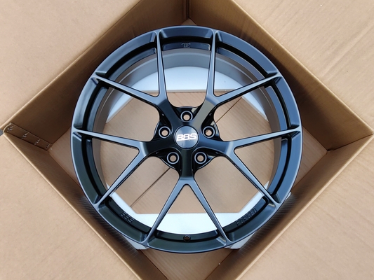BBS Fi-R Saten Siyah Jantlar 6061-T6 Alüminyum Alaşımlı Dövme Jantlar