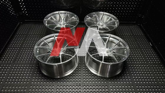 BMW Dövme Jantlar Parlatılmış Gümüş Fırçalanmış Yüzey F87 F80 F82 F90 M2 M3 M4 M5 İçin
