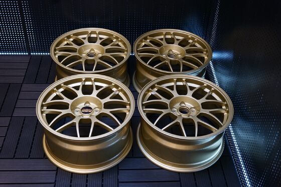 Subaru Impreza 22B Nadir BBS RG334 5X100 Kalıp Tekerlekler Çarklar WRX STI GC8