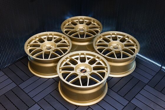 Subaru Impreza 22B Nadir BBS RG334 5X100 Kalıp Tekerlekler Çarklar WRX STI GC8