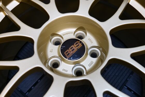 Subaru Impreza 22B Nadir BBS RG334 5X100 Kalıp Tekerlekler Çarklar WRX STI GC8