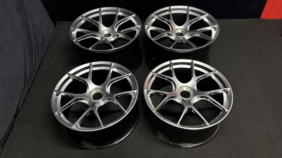 BBS FI R Centerlock Diamond Silver Wheels for Porsche 911 991 992 GT3 GT3RS