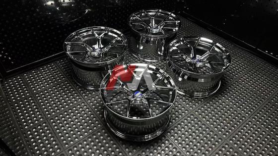 BMW F87 F80 F82 F83 F90 G87 G80 G81 G82 G83 G90 M2 M3 M4 M5 Jantlar için BBS Fi-R Üçlü Krom